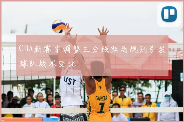 CBA新赛季调整三分线距离规则引发球队战术变化