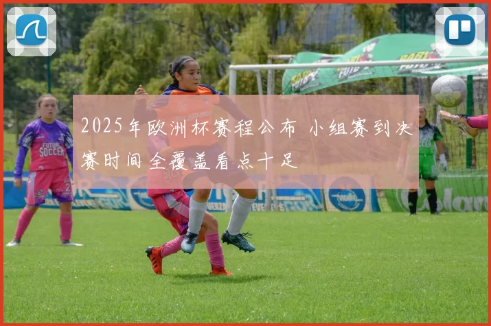 2025年欧洲杯赛程公布 小组赛到决赛时间全覆盖看点十足